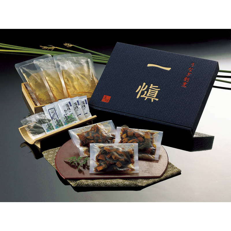 うなぎ割烹「一愼」、 鰻のひつまぶし UIH3W【直送品】 ご飯にきざみ鰻とたれをまぶして食べることから「ひつまぶし」とよばれ、愛知県特に名古屋の郷土料理・名物料理として知られています。その「ひつまぶし」をうなぎ割烹「一愼」の監修で詰め合わせに致しました。