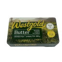 ウエストゴールド 無塩バター 250g ×2個　ニュージーランド産 牧草飼育牛のミルクから作られたバター。希少価値高く美味しい。NZ産　グラスフェッドバター（ストレス少ない、牧草のみを食べて育った牛）。　無塩ポンドバター。クール便で発送。
