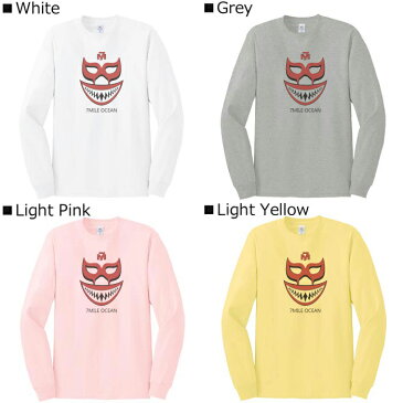 メンズ 長袖 tシャツ ロングTシャツ ロンTee プロレス マスク 仮面 おもしろ 人気 ブランド プリント アメカジ ストリート S M L XL XXL 大きい ビッグサイズ対応 秋冬物
