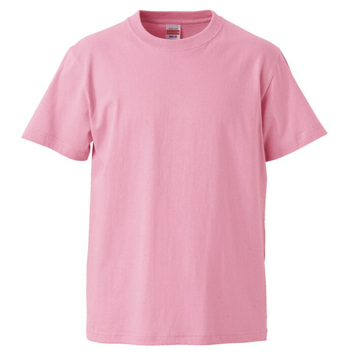 Tシャツ 半袖 キッズ 子供服 ハイクオリティー 5.6oz 140 サイズ ピンク