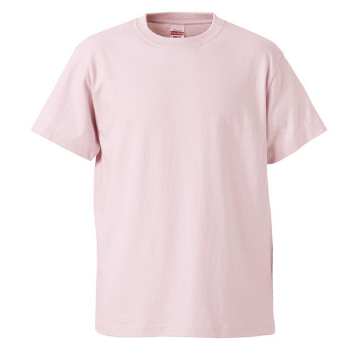 Tシャツ 半袖 キッズ 子供服 ハイクオリティー 5.6oz 150 サイズ L ピンク