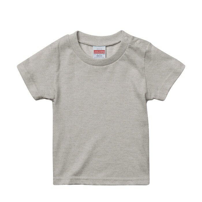 Tシャツ 半袖 キッズ 子供服 ハイクオリティー 5.6oz 90 ～ 160 サイズ オートミール