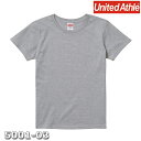 Tシャツ 半袖 ガールズ レディース ハイクオリティー 5.6oz G-S M L サイズ アッシュ メーカー取寄せ品