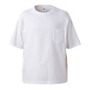 Tシャツ 半袖 メンズ ポケット付き ビッグシルエット 5.6oz S サイズ ホワイト