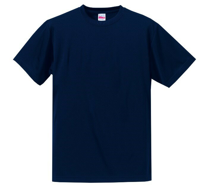 Tシャツ 半袖 メンズ ドライ シルキータッチ ノンブリード 4.7oz S M L XL XXL XXXL サイズ ネイビー