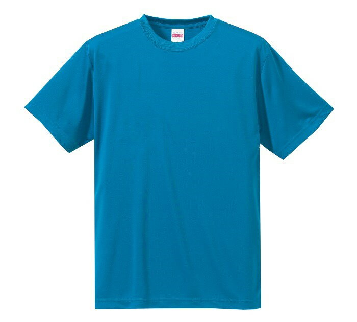 Tシャツ 半袖 メンズ ドライ シルキータッチ ノンブリード 4.7oz S M L XL XXL XXXL サイズ ターコイズブルー