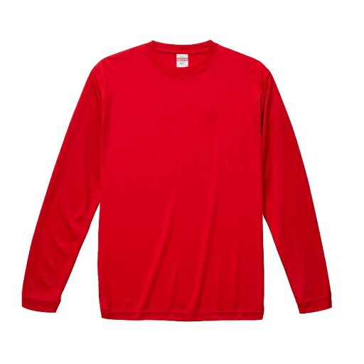 Tシャツ 長袖 メンズ ドライ シルキ−タッチ ノンブリード 4.7oz M サイズ レッド メーカー取寄せ品 Tシャツ 長袖 メンズ ドライ シルキ−タッチ ノンブリード 4.7oz M サイズ レッド メーカー取寄せ品