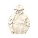 フルジップ パーカ スウェット キッズ 子供服 裏パイル 10.0oz 110 サイズ ナチュラル メーカー取寄せ品
