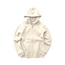 フルジップ パーカ スウェット キッズ 子供服 裏パイル 10.0oz 110 サイズ ナチュラル