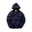 フルジップ パーカ スウェット キッズ 子供服 裏パイル 10.0oz 110 サイズ ネイビー メーカー取寄せ品