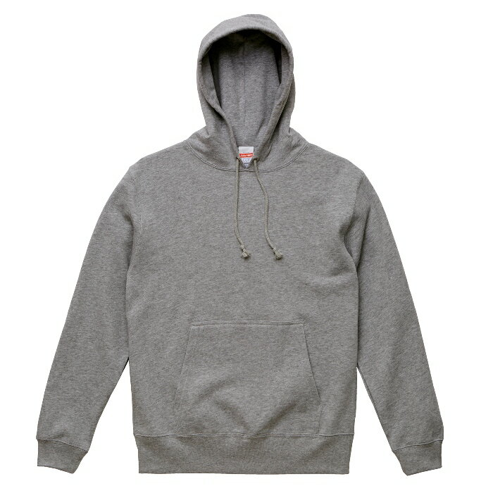 プルオーバー パーカ スウェット メンズ 裏パイル 10.0oz XL サイズ ミックスグレー