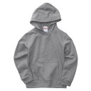 プルオーバー パーカ スウェット キッズ 子供服 裏パイル 10.0oz 150 サイズ ミックスグレー メーカー取寄せ品
