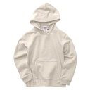 プルオーバー パーカ スウェット キッズ 子供服 裏パイル 10.0oz 150 サイズ ナチュラル メーカー取寄せ品