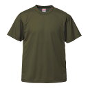 Tシャツ 半袖 メンズ ドライ アスレチック 4.1oz M サイズ OD メーカー取寄せ品(4)