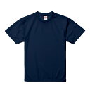 Tシャツ 半袖 キッズ 子供服 ドライ アスレチック 4.1oz 160 サイズ ネイビー