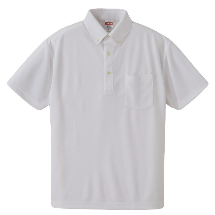 ポロシャツ半袖メンズポケット付きボ...