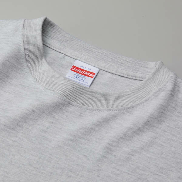メンズ レディース ロンT ロンt Tシャツ tシャツ 長袖 ロングスリーブ 無地 シンプル 6.2オンス ホワイト M サイズ 5913-01 メーカー取寄せ品