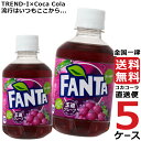 ファンタグレープ 280ml PET ペットボトル 炭酸飲料 5ケース × 24本 合計 120本 送料無料 コカコーラ 社直送 最安挑戦