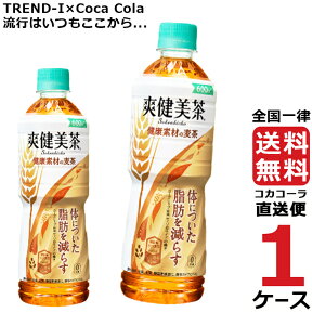 爽健美茶 健康素材の麦茶 600ml PET ペットボトル 特保 麦茶 1ケース × 24本 合計 24本 送料無料 コカコーラ 社直送 最安挑戦