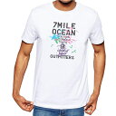 メンズ Tシャツ 半袖 プリント アメカジ 大きいサイズ 7MILE OCEAN ストリート ロゴ 2