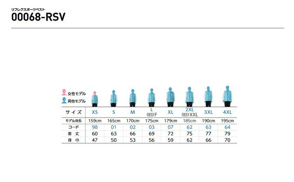 メンズ ビックサイズ 大きいサイズ ベスト リフレクスポーツベスト 無地 グリーン XXL サイズ 068-RSV 3