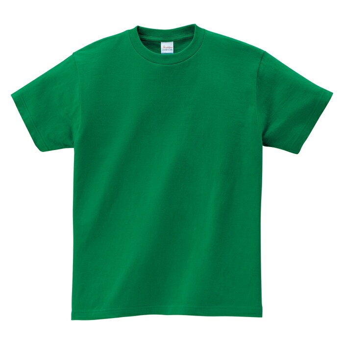 メンズ レディース キッズ ジュニア サイズ 男女兼用 Tシャツ 半袖 ヘビーウェイト 5.6オンス 無地 085-CVT グリーン メーカー取寄せ品