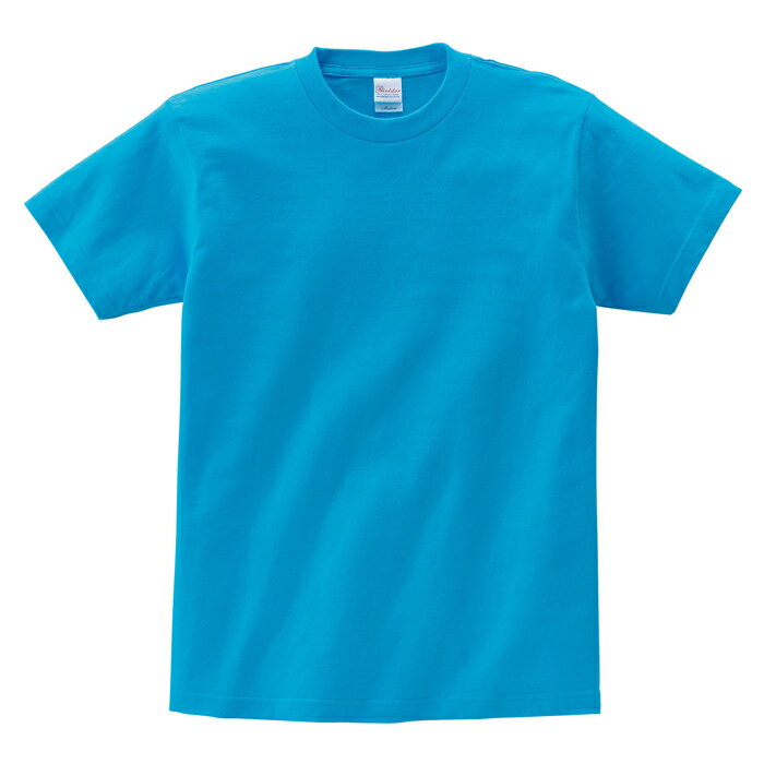 メンズ レディース キッズ ジュニア サイズ 男女兼用 Tシャツ 半袖 ヘビーウェイト 5.6オンス 無地 085-CVT ターコイズ メーカー取寄せ品