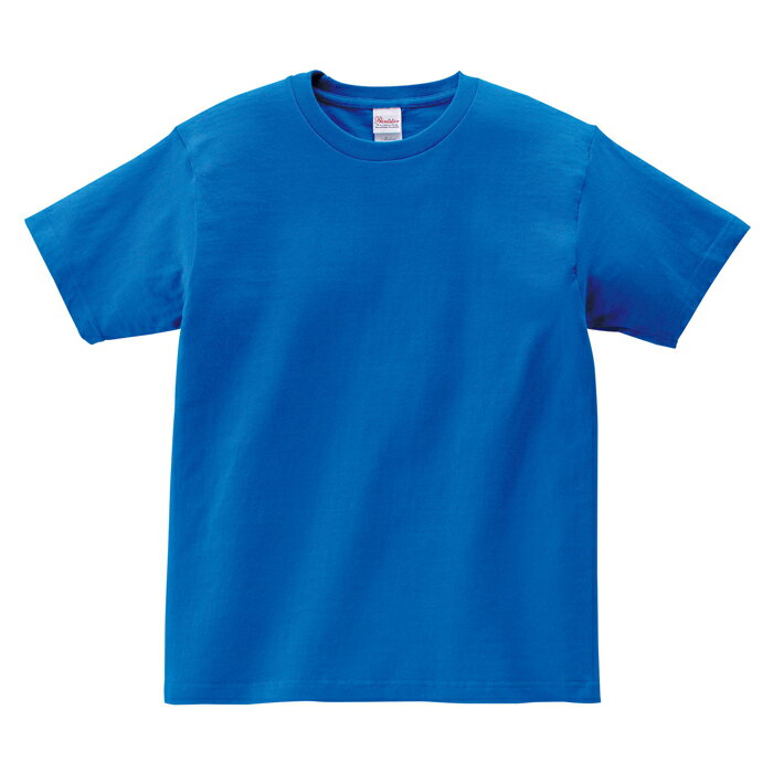 レディース ガールズ Tシャツ 半袖 ヘビーウェイト 5.6オンス 無地 ミディアムブルー WL サイズ 085-CVT