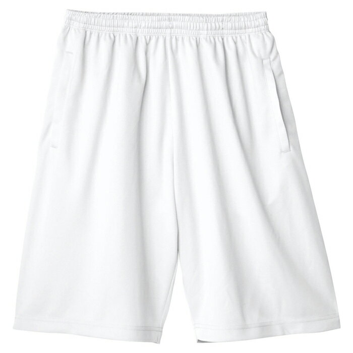 メンズ レディース ジュニア キッズ サイズ ハーフパンツ ボトム ドライ 4.4オンス 無地 ホワイト 325-ACP メーカー取寄せ品
