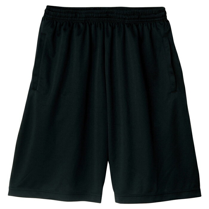 メンズ レディース ジュニア キッズ サイズ ハーフパンツ ボトム ドライ 4.4オンス 無地 ブラック 325-ACP メーカー取寄せ品