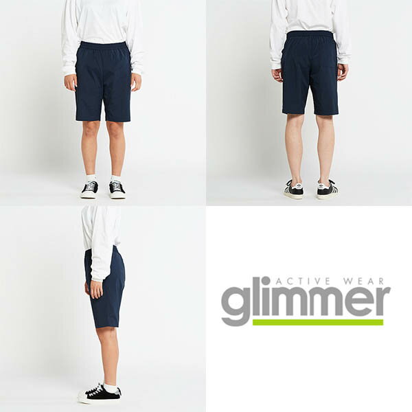 メンズ レディース パンツ ハーフパンツ ドライ ストレッチ L サイズ ブラック 無地 00372-SAH メーカー取寄せ品