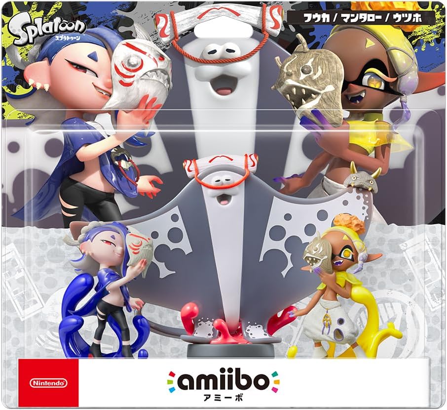 amiibo すりみ連合セット[フウカ／ウツホ／マンタロー]（スプラトゥーンシリーズ） アミーボ 新品 在庫あり 即日または翌日出荷