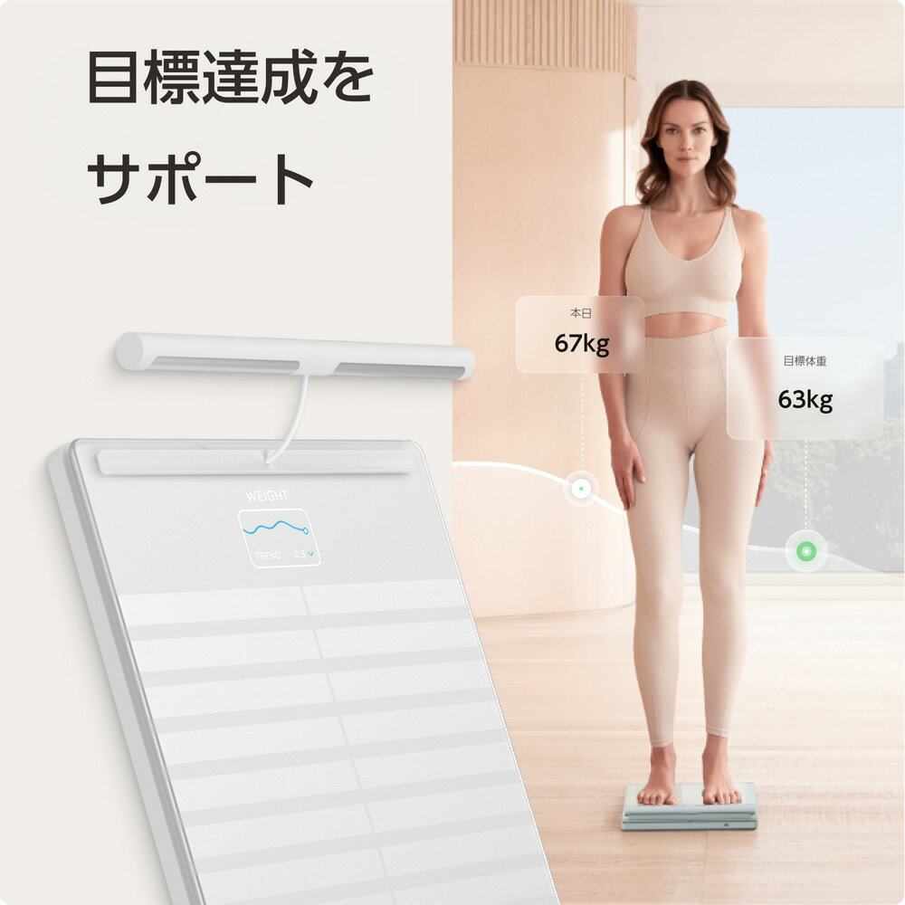 �ڳ�ŷ�����ӥ塼��ŵ�ա� Withings Body Segment White ���ޡ����νŷ� BMI ���ǯ�� ��¡���� ���� ������� ���� ������ ǥ�� �٥ӡ� �����꡼�ȥ⡼�� �������󥰥�