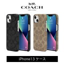 ☆楽天クーポン☆ COACH コーチ スマホケース ハード ケース iPhone13 PVCレザー Coach柄 ブラック 2021 Coach Slim Wrap Signature C Black