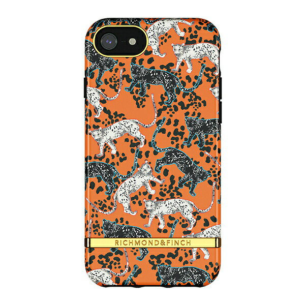 Richmond&Finch リッチモンドアンドフィンチ Freedom Case Orange Leopard iPhone 6/7/8/SE 42991