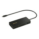 バッファロー LUD-U3-CGCBK Type-C接続 ドッキングステーション PD対応 CR付 ブラック