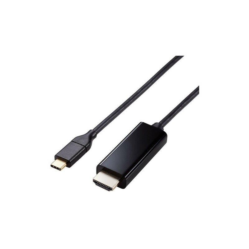 GR ϊP[u/USB Type-C-HDMI/~[OΉ/60Hz/2.0m/ubN