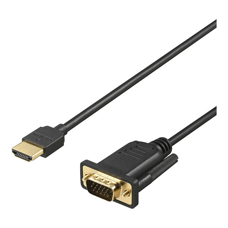 obt@[ BHDVG10BK HDMI to VGAϊP[u 1m ubN