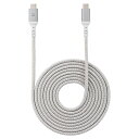 SoftBank SELECTION タフケーブル USB2.0 Tough Cable 2m Type-C to Type-C 急速充電対応 屈強耐久10倍 断線に強い ソフトバンクセレクション SB-CA55-CC20 2