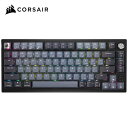 ゲーミングキーボード Corsair K65 PLUS WIRELESS 英語配列 コルセア ブラック/グレー ワイヤレス CH-91D401L-NA