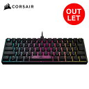 ★まとめ買いクーポン★【アウトレット】 Corsair コルセア K65 RGB MINI CherryMX SPEED -日本レイアウト-