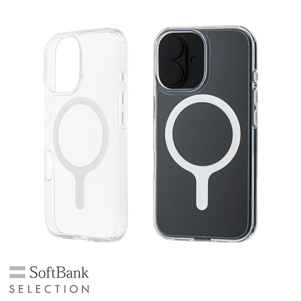 Rakuten - SoftBank SELECTION マグネティックハイブリッドケース for iPhone 16 Plus SB-I019-HYMG/CL