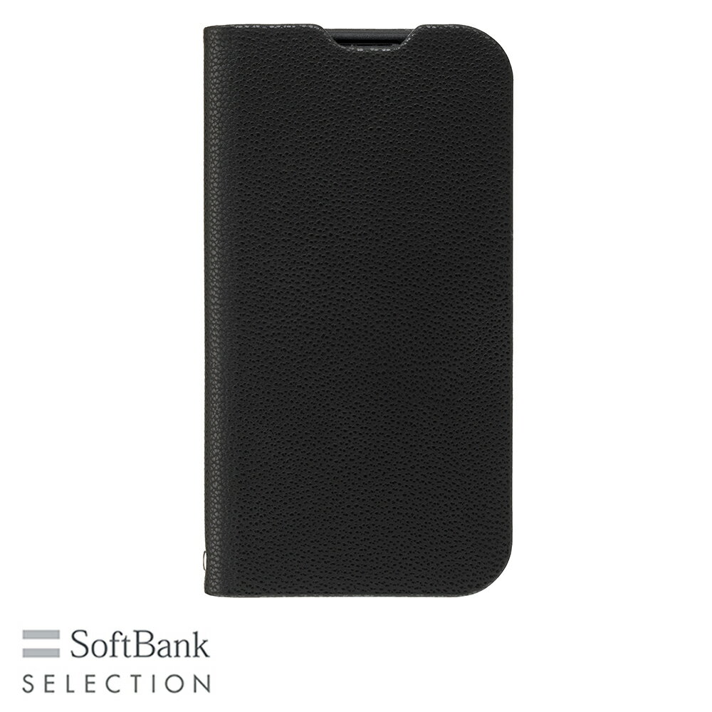 乐天商城 - SoftBank SELECTION 耐衝撃 抗ウイルス 抗菌 Stand Flip for iPhone 16 Plus SB-I019-SDFB/BK 手帳型 カードポケット アイフォンケース