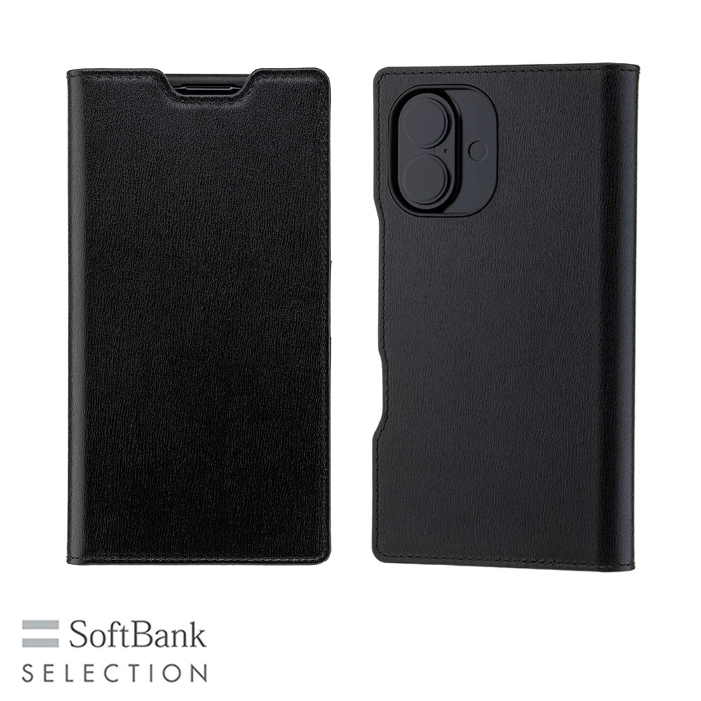 樂天商城 - SoftBank SELECTION Leather Flip for iPhone 17 SB-I023-FPLS/BK