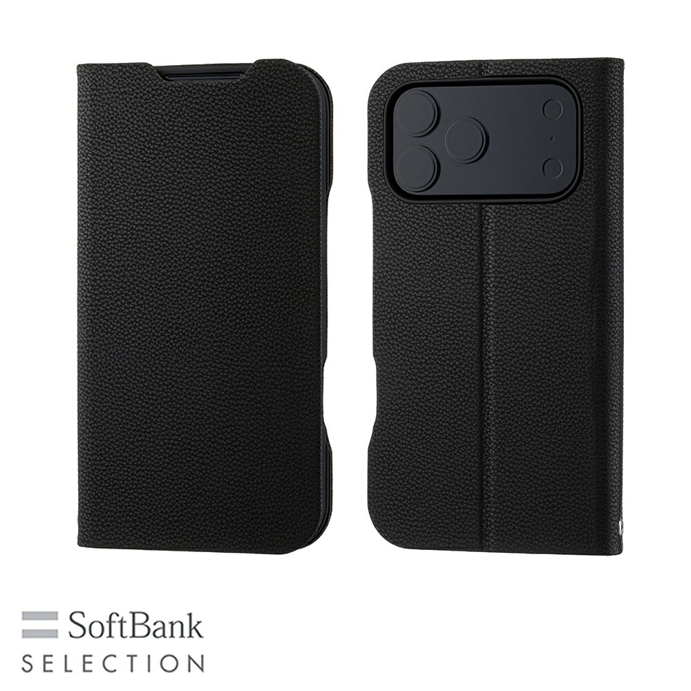 樂天商城 - SoftBank SELECTION Stand Flip for iPhone 17 Pro Max SB-I026-SDFB/BK