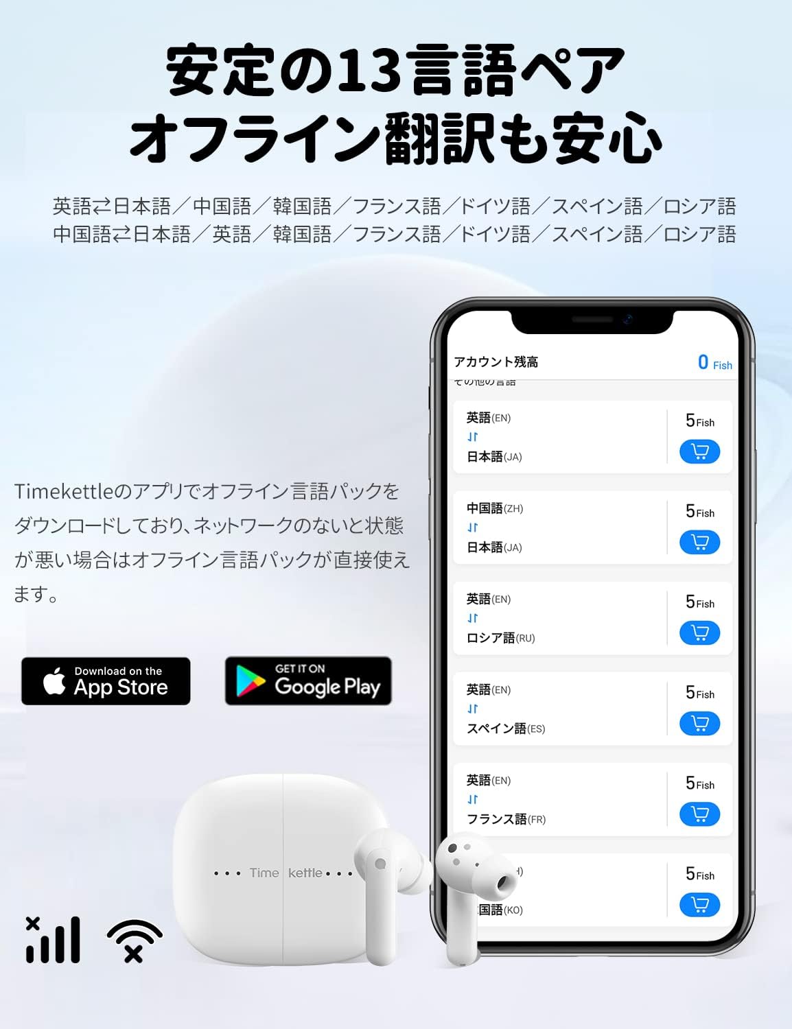 ����������� Timekettle M3 ���ե饤���� | TMK005WOFF | �����ॱ�ȥ� ������ ����ۥ� ���� ���ں��� 3-in-1 �ǥХ��� ���ե饤������ 8���� 13�� IPX4�ɿ� �ӥ��ͥ� ���� ι��