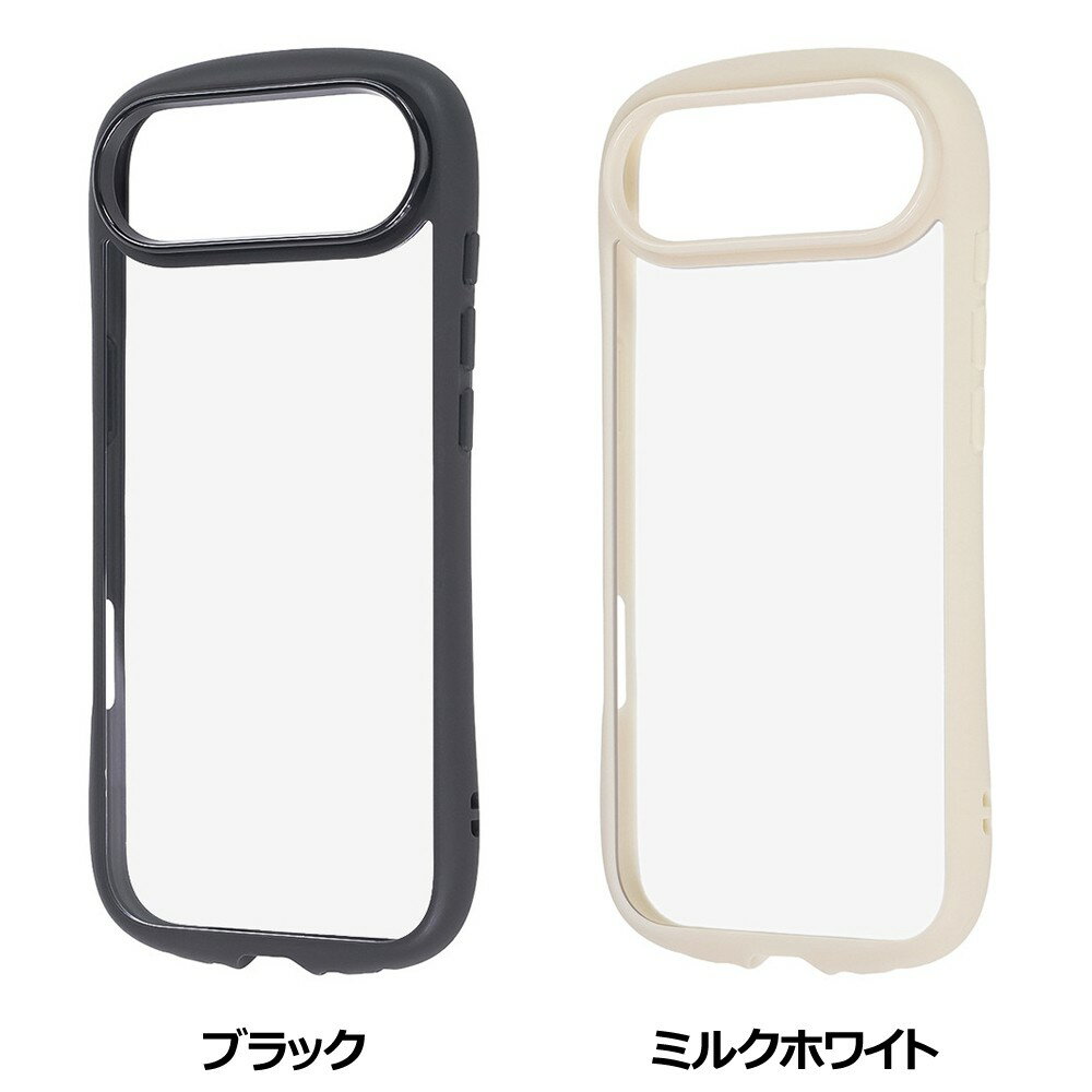 Rakuten - レイ・アウト iPhone Air ハイブリッドタフケース Puffull +レンズガードリング