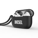 DIESEL ディーゼル AirPods Pro Airpod Case with lanyard FW22 black/white