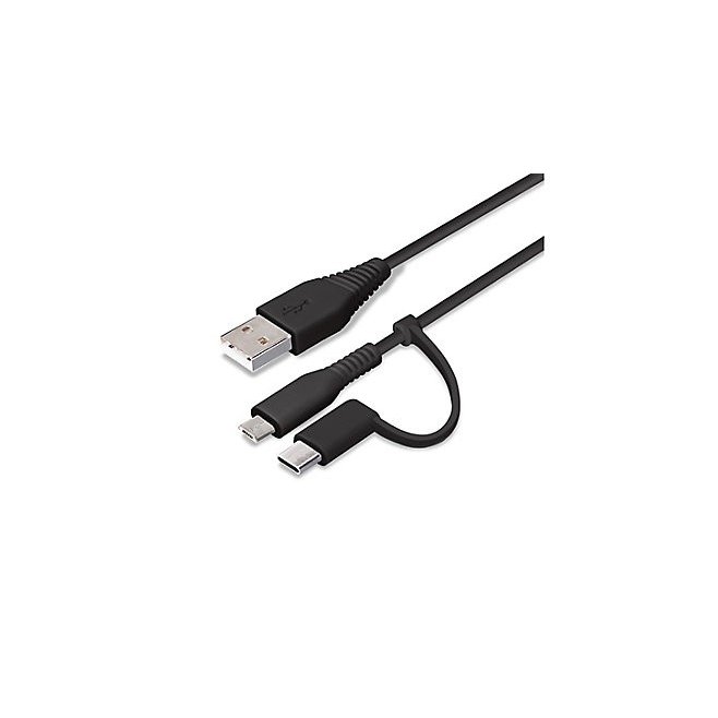 PGA 2in1 Type-C & microUSBP[u 15cm ubN