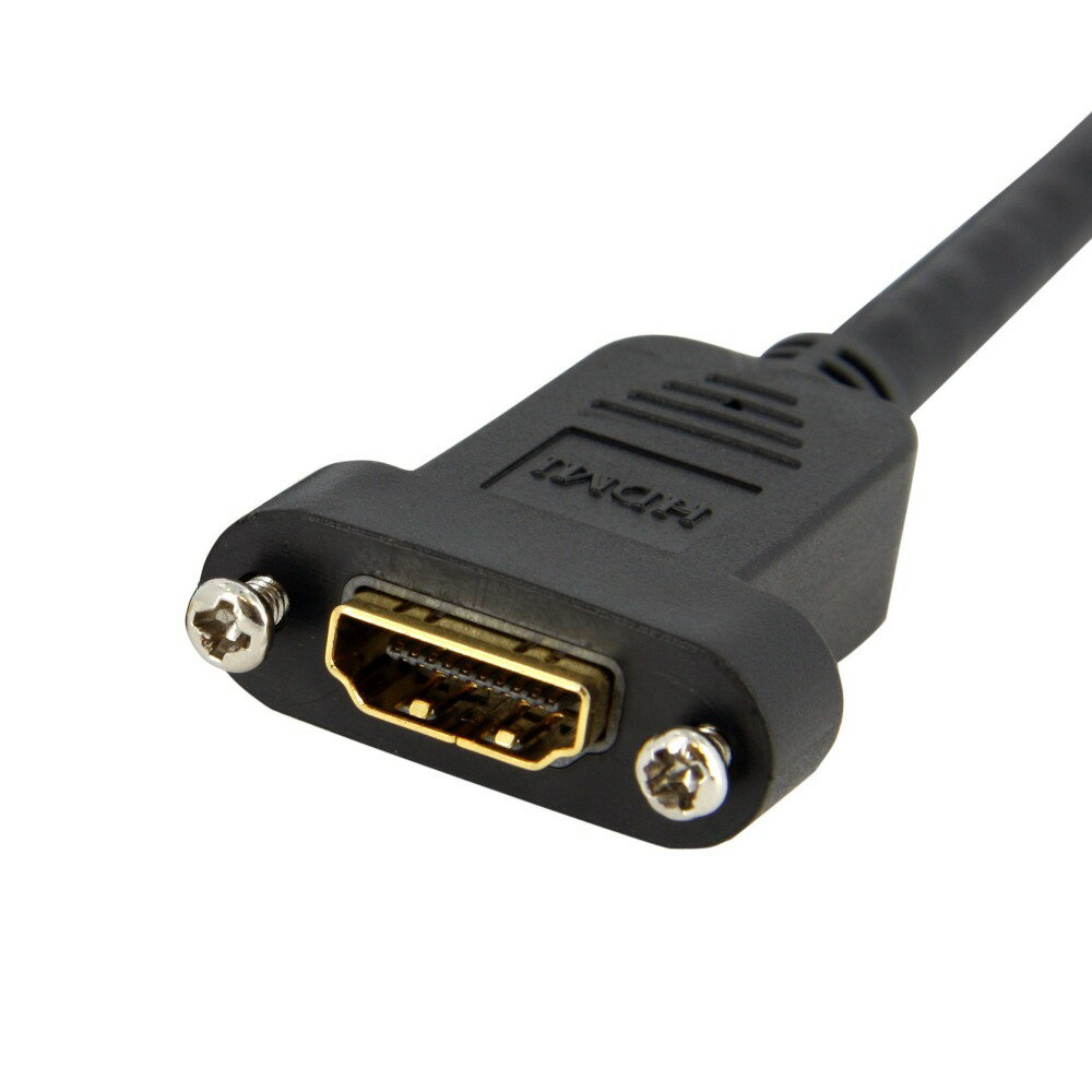 StarTech スターテック HDMI 1.4ケーブル/91cm/4K30Hz/パネルMT/メス・オス/ブラック
